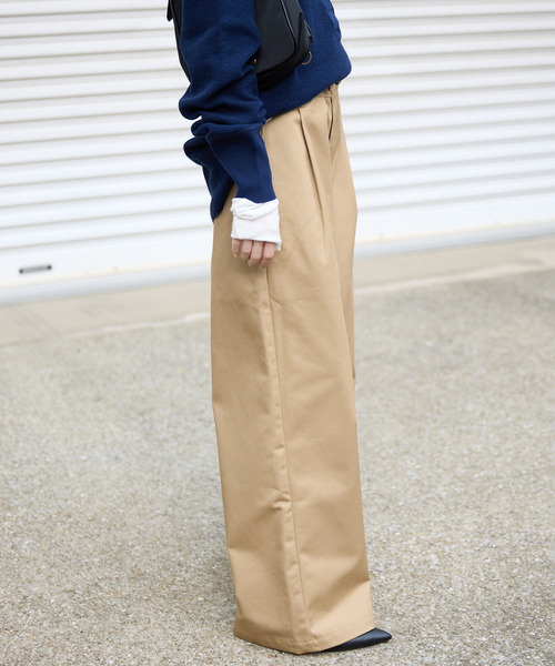 ☆新品☆IENA　イエナ　カラーチノソフトバキー　パンツ　ホワイト　36サイズ IENA（イエナ）の「カラーチノソフトバギーパンツ◇（チノパンツ