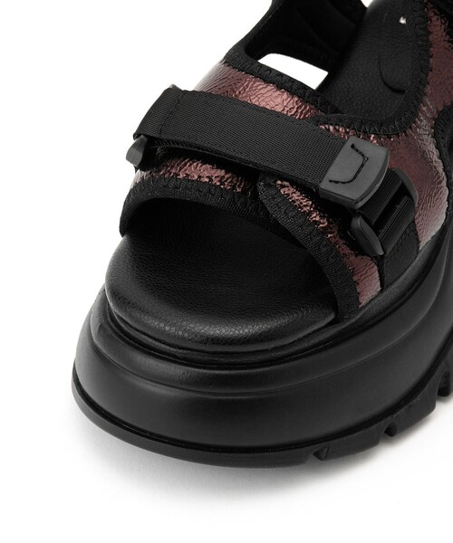 ＜SY＞ビジューベルクロ サンダル75● 定価 ¥13,200(税込) SY UNITED ARROWS サンダル 「SY」ビジューベルクロ サンダル75