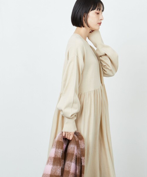 「FREAK'S STORE」 ニットワンピース SMALL ブラック レディース_画像4