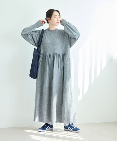 「FREAK'S STORE」 ニットワンピース SMALL ブラック レディース_画像6