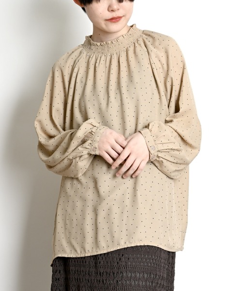 Merlette マーレット ラップシャーリングブラウス 長袖ブラウス プリントラップブラウス | Merlette (Women)/マーレット | 三越伊勢丹