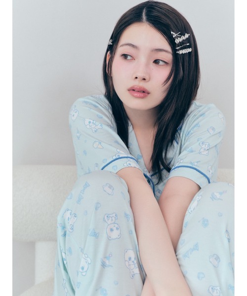 SNIDEL HOME パジャマ ルームウェア 「icy baby」「接触冷感」総柄