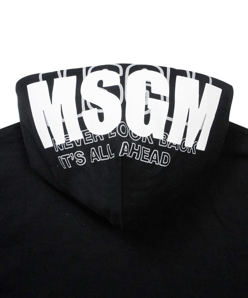MSGM エムエスジーエム キッズ ロゴブラックパーカー14A MSGM Kids ロゴ パーカー | ブラック | FARFETCH JP