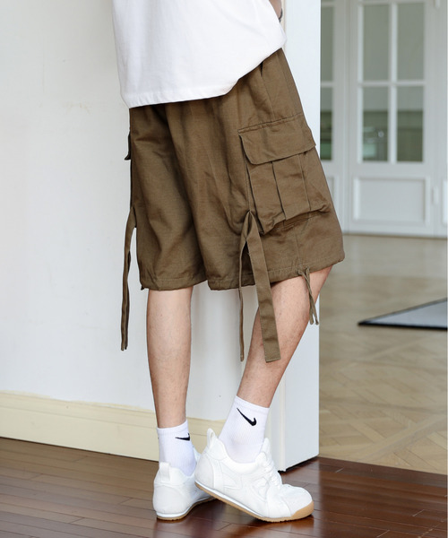 NEOS（KOKUYO） ワイドパンツ ハーフパンツ カーゴパンツ 短パン