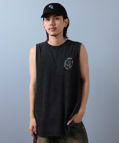 送料関税込み[santa cruz]タンクトップ★日本未入荷★男女兼用★ SANTA CRUZ タンクトップ 「ムラサキスポーツ限定」SANTACRUZ