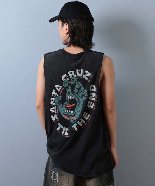 送料関税込み[santa cruz]タンクトップ★日本未入荷★男女兼用★ SANTA CRUZ タンクトップ 「ムラサキスポーツ限定」SANTACRUZ