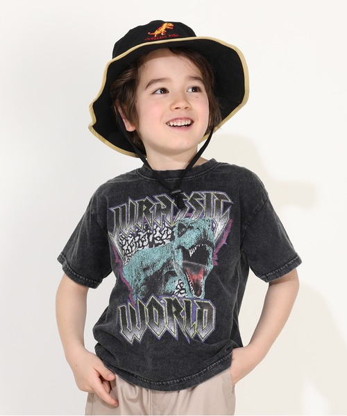 ジュラシックパーク　Tシャツ　ジュラシックワールド　ペアルック　半袖　M L BABYDOLL tシャツ 「綿100％」 親子お揃い ジュラシックワールド