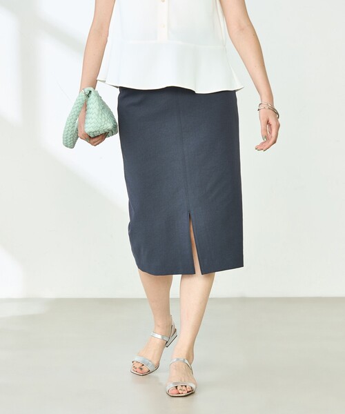 マルティニーク ドライオックスタイトスカート ネイビー