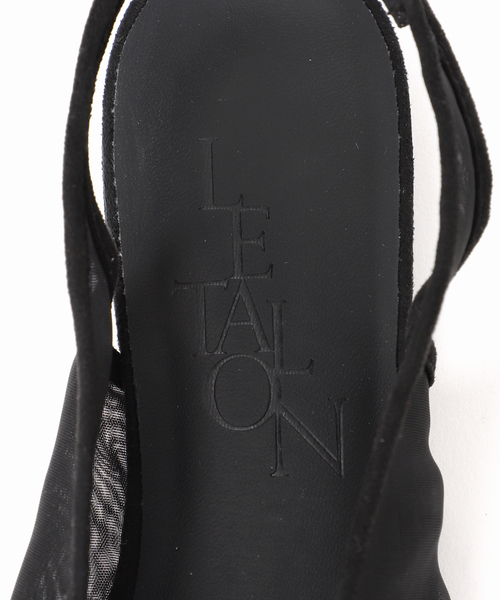 超美品　LE TALON シアーギャザースリングバック 超美品 LE TALON シアーギャザースリングバック