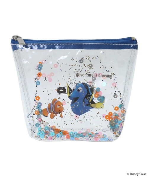 earth music&ecology ポーチ Finding Nemo/キラキラクリアポーチ