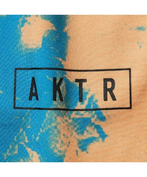 AKTR & RSN ブラウン タイダイ パンツ パンツ AKTR MIXTURE TIEDYE SHORTS (アクター ミクスチャー タイダイ