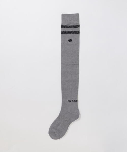 St ANDREWS 靴下 「St ANDREWS」ラインニーハイソックス レディース