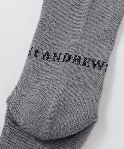 St ANDREWS 靴下 「St ANDREWS」ラインニーハイソックス レディース