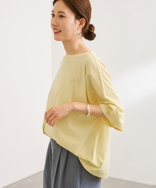 新品　FRAMeWORK フレームワーク ドライタッチコットンS/S-Tee FRAMeWORK tシャツ ドライタッチコットンS/S-Tee レディース