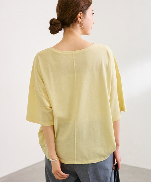 FRAMeWORK tシャツ ドライタッチコットンS/S-Tee レディース