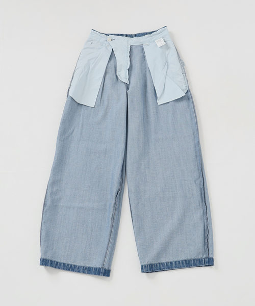 新品未使用／SLOBE IENA LEDENIM TUCK TROUSER／36 SLOBE IENA LEDENIM TUCK TROUSER 36サイズ - メルカリ