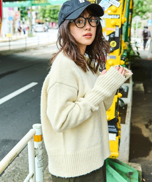 「Auntie Rosa Holiday」 長袖ニット FREE グリーン レディース_画像3