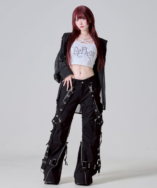 【REFLEM/レフレム】サスペンダー付きデニムショーツ REFLEM（レフレム）の「『REFLEM/レフレム』サスペンダー付き