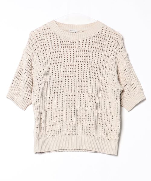 「Steven Alan」 半袖ニット FREE ベージュ レディース