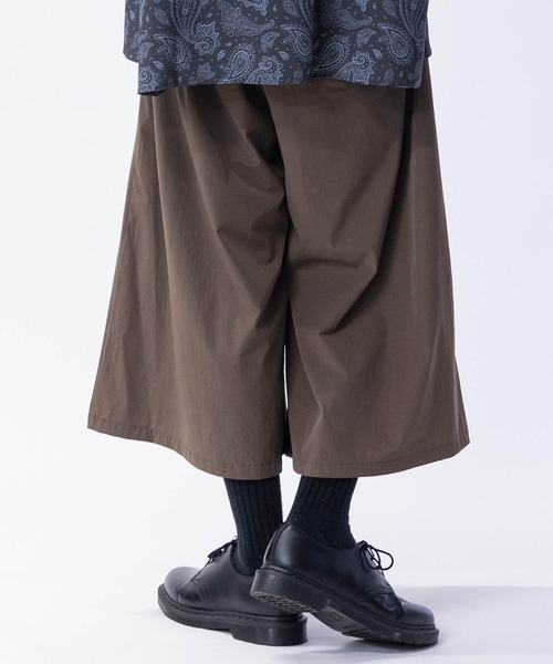 ネストローブ　ガウチョパンツ　タック　ウール　ワイドパンツ　クロップド丈 JOHN'S CLOSET（ジョンズクローゼット） ワイドパンツ パンツ 「13