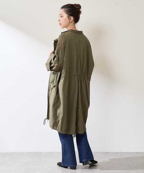 「SHENERY」 モッズコート FREE グレー レディース_画像9