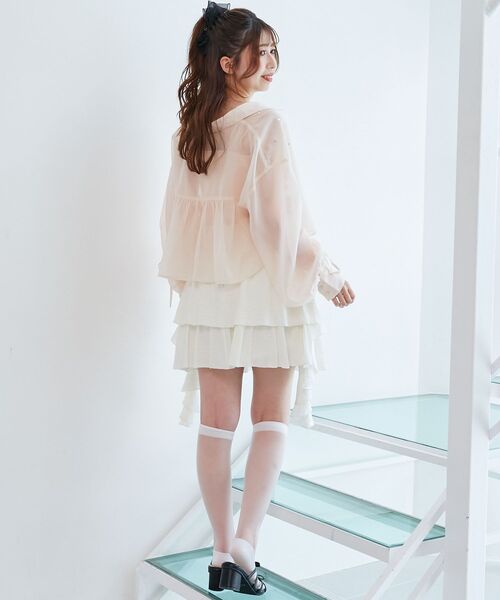 MAJESTIC LEGON（マジェスティックレゴン） スカート サイドラッフル