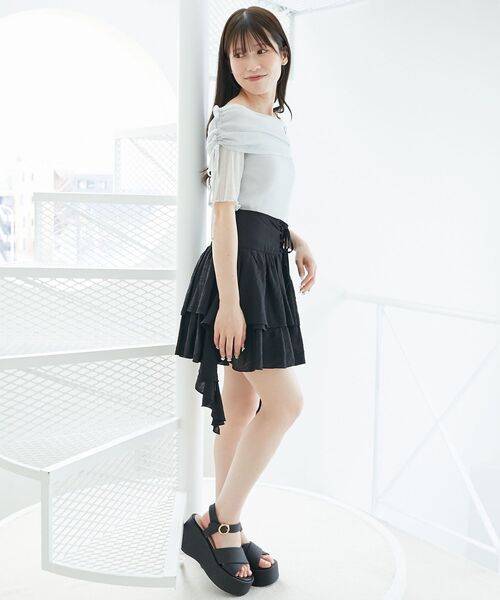 MAJESTIC LEGON（マジェスティックレゴン） スカート 夏 サイド
