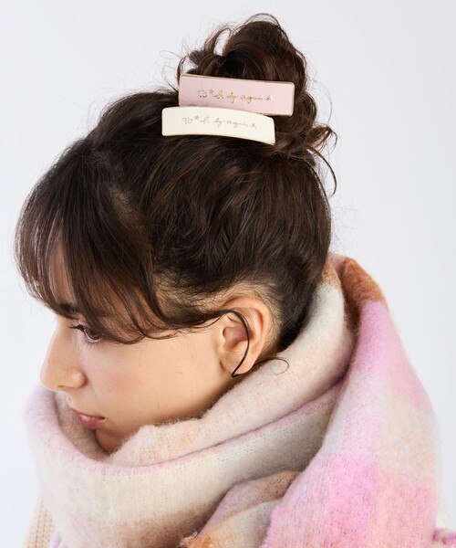 To b. by agnes ヘアゴム カラー エポキシ ヘアバレッタ : ZOZOTOWN