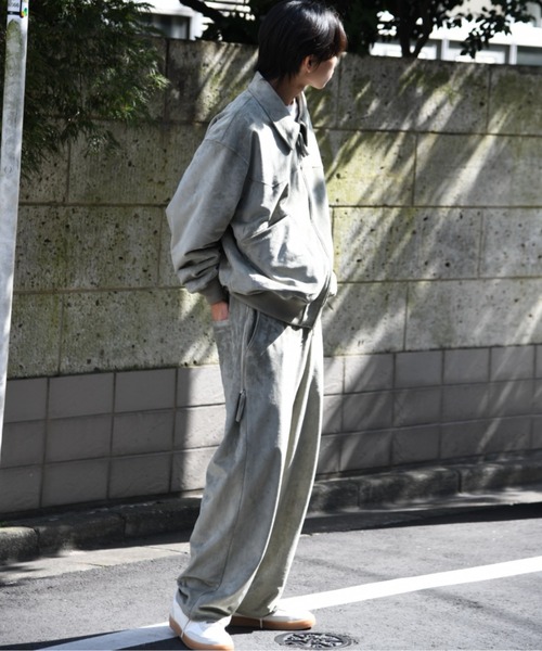 SUPERTHANKS（スーパーサンクス） パンツ スエード、合成皮革 ワイド