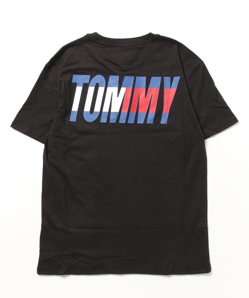 「TOMMY JEANS」 半袖Tシャツ MEDIUM グレー メンズ