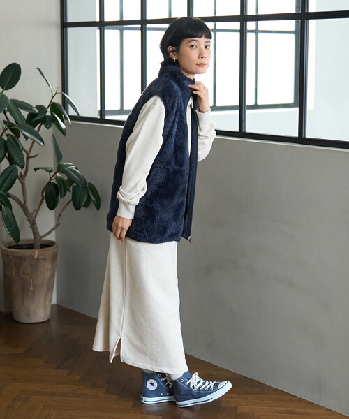 nano・universe　Champion　別注シェルパフリース　フリース　限定品 Champion×nano universe（チャンピオンナノユニバース） 別注シェルパ