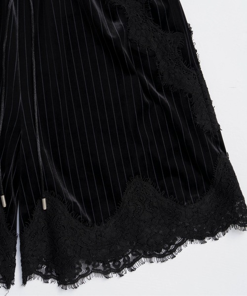 【MAISON SPECIAL】Hem Lace Velour Shorts MAISON SPECIAL｜Hem Lace Velour Shorts | Rakuten Fashion(楽天