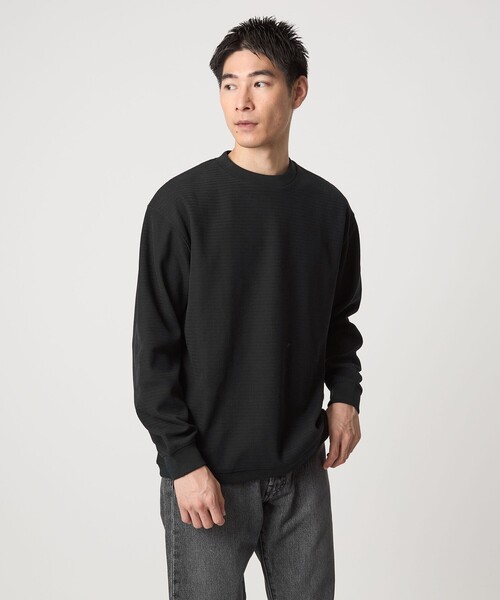 WRAPINKNOT カシミヤサーマルクルーネックプルオーバー green label relaxing（グリーンレーベルリラクシング） tシャツ