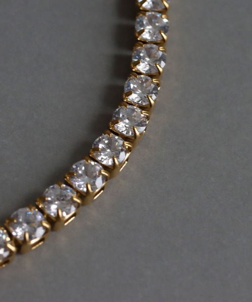 ブレスレット 金属アレルギー対応 クリスタルテニスブレスレット レディース | abaskdesign | 09