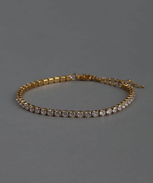 ブレスレット 金属アレルギー対応 クリスタルテニスブレスレット レディース | abaskdesign | 10