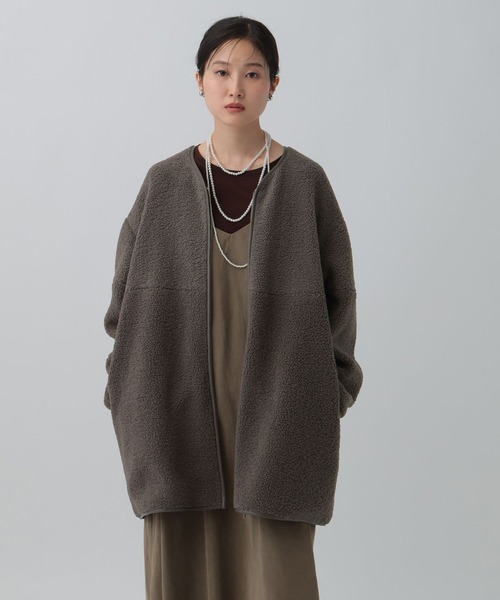 LEPSIM（レプシィム） コート アウター 切り替えライトボアコート