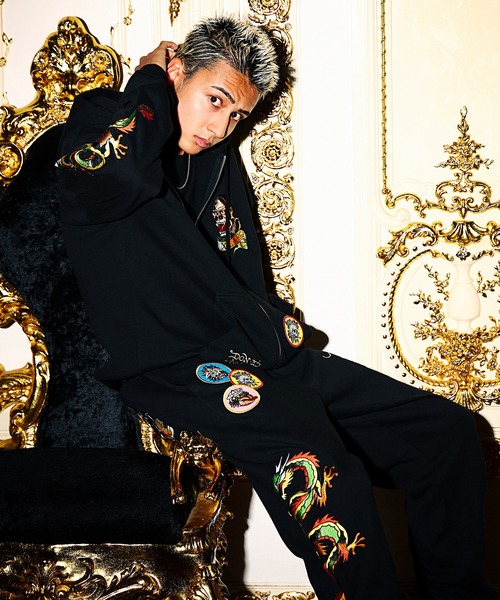 Ed Hardy（エド・ハーディー） スウェットパンツ M ブラック メンズ