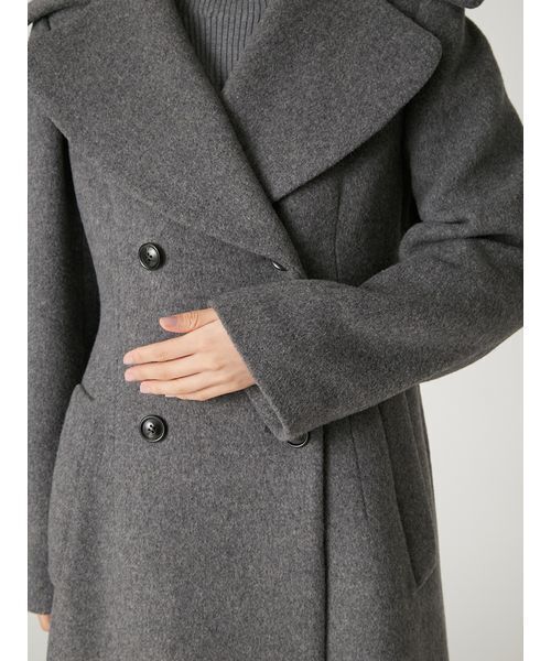 FRAY I.D（フレイ・アイディー） ダッフルコート コート ビッグカラー