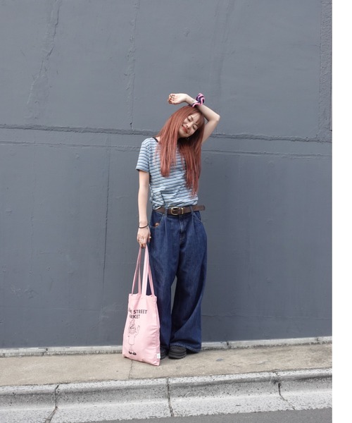 TEEN BOOP」 デニムパンツ SMALL インディゴブルー レディース