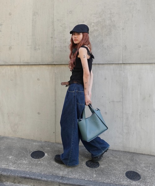 TEEN BOOP」 デニムパンツ SMALL インディゴブルー レディース