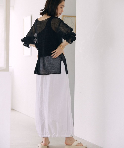 「BABYLONE」 長袖ニット フリー ピンク レディース_画像5