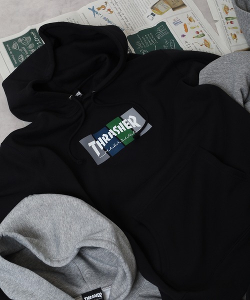 THRASHER（スラッシャー） パーカー THRASHER 4C BOX LOGO SWEAT L/S 