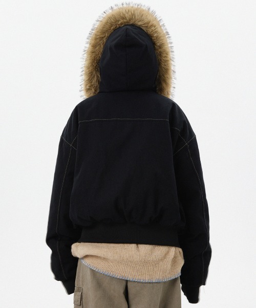 mushwear（マッシュウェア） ブルゾン アウター ボリュームファー