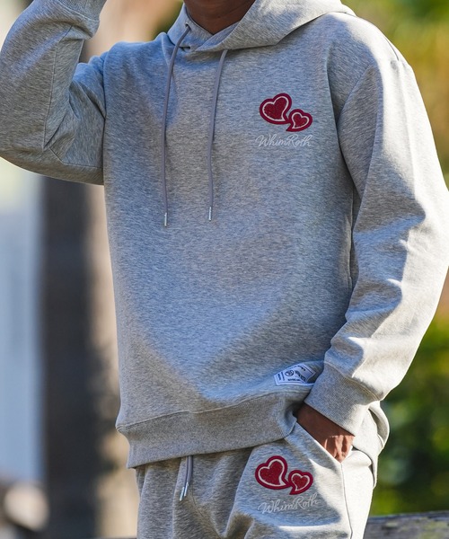 adamsJUGGLER（アダムスジャグラー） パーカー W/Rハートロゴプル