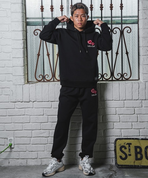 adamsJUGGLER（アダムスジャグラー） パーカー W/Rハートロゴプル