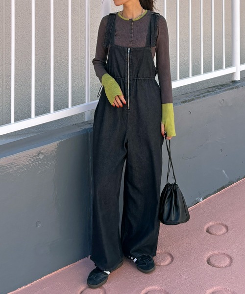 I-SOOK（アイスー） 「ISOOK」 オーバーオール FREE ブラック