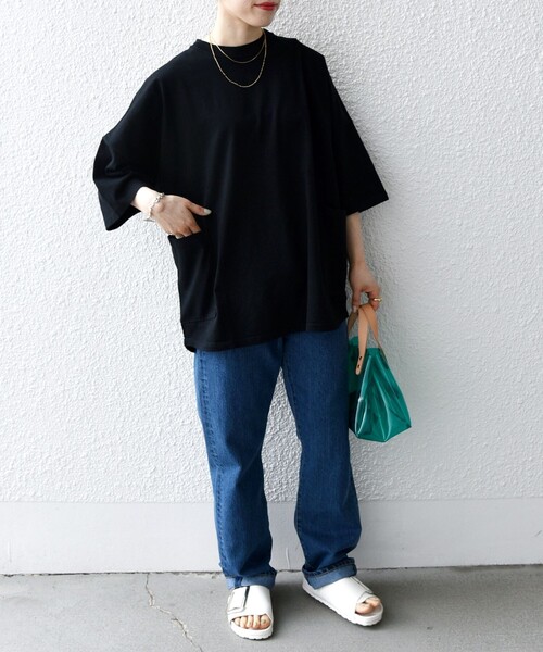 「SHIPS any」 半袖Tシャツ SMALL ベージュ系その他 メンズ_画像3