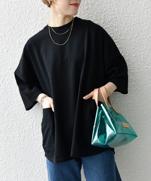 「SHIPS any」 半袖Tシャツ SMALL ベージュ系その他 メンズ_画像4