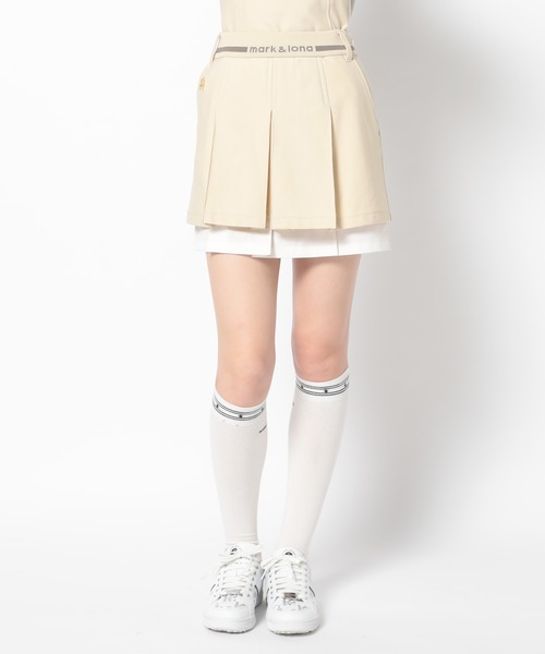 MARK&LONA（マークアンドロナ） スカート Cornel Layerd Pleated Skirt 