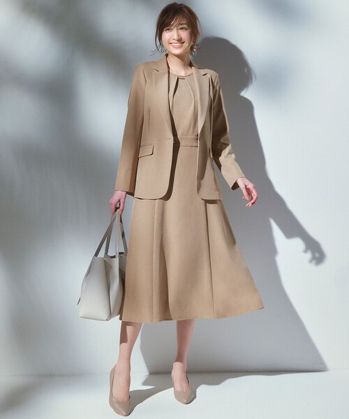 「ANY SIS」 半袖ワンピース 2 ネイビー レディース_画像2